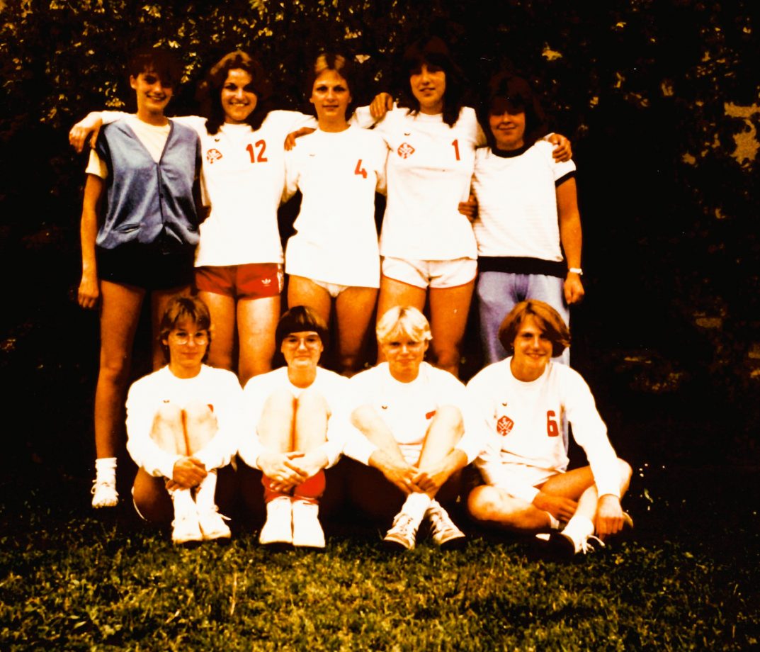 Volleyball Damenmannschaft von 1983